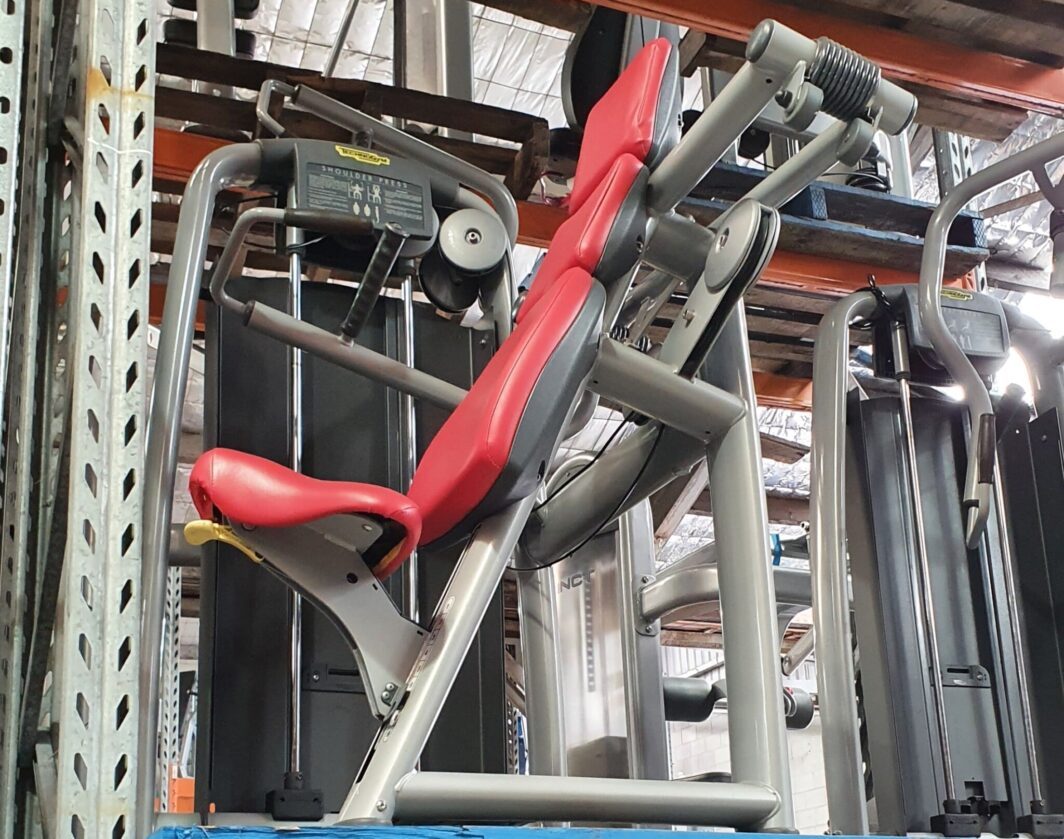Technogym Selection Series Red Package shoulder press machine